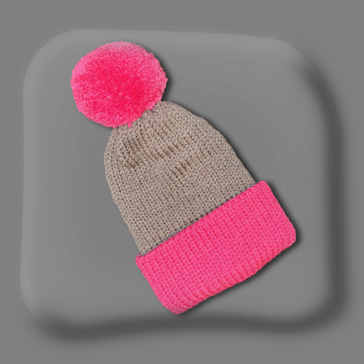 Circuit Blossom (Puff Beanie Set)