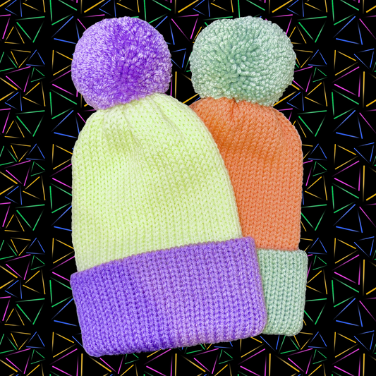 Nature Is A Prism (Puff Beanie Set)