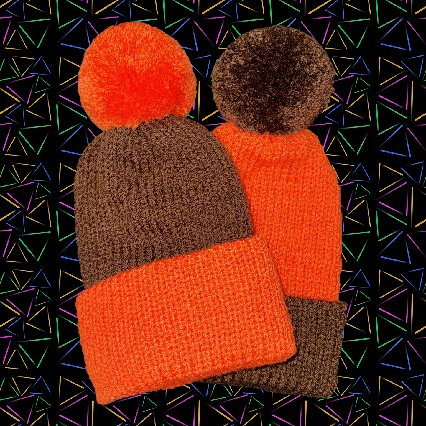 Cinnamon Glow (Puff Beanie Set)