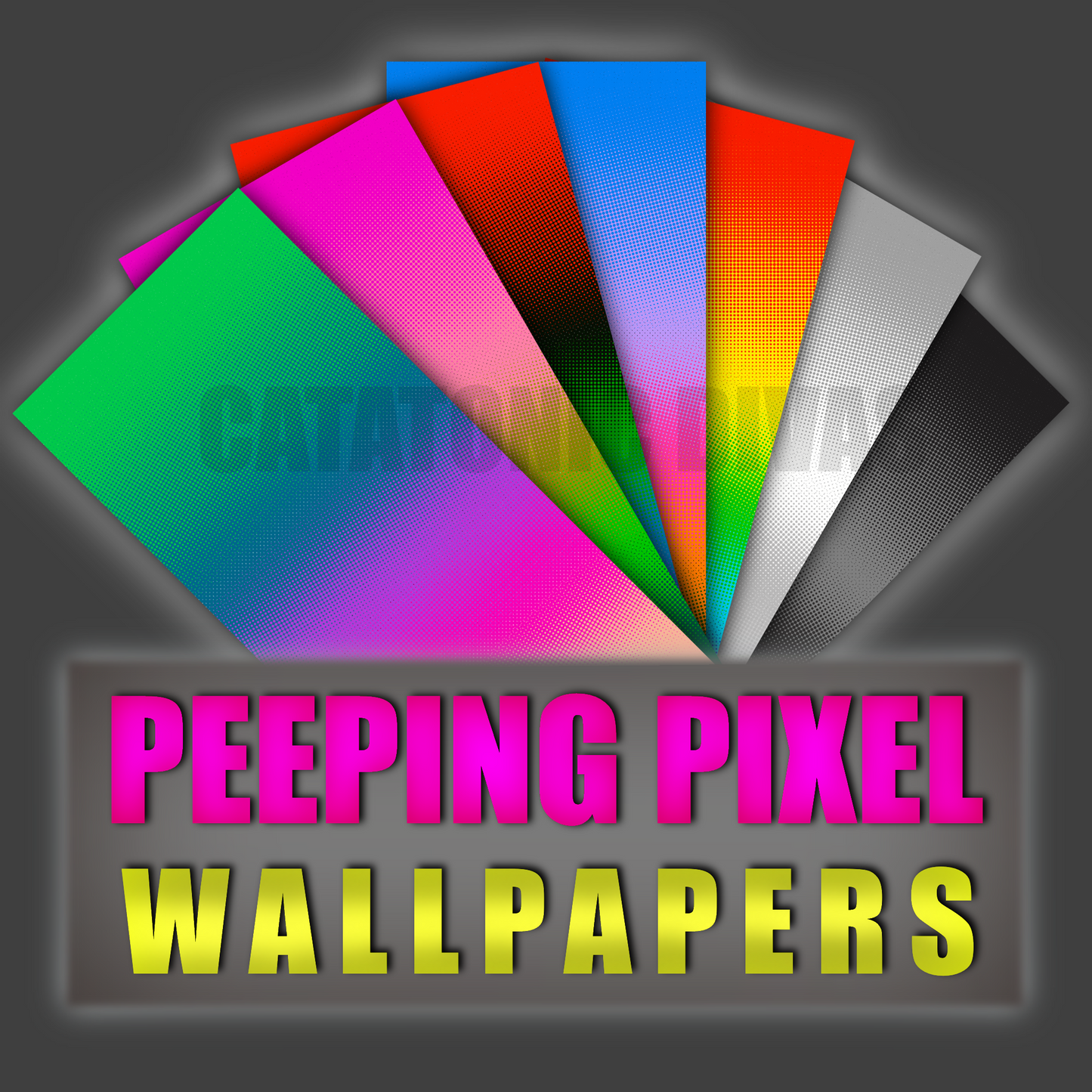 Peeping Pixel (7 Phone Wallpapers)