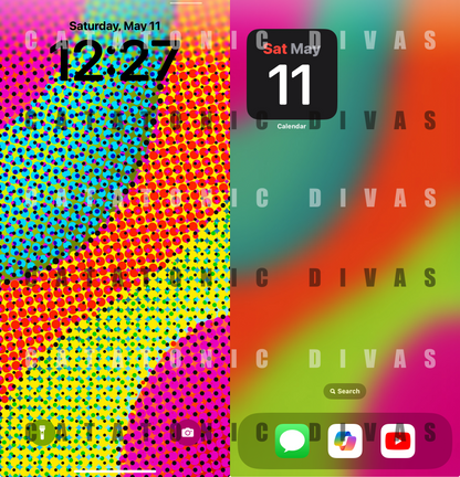 Ditzy Extract (7 Phone Wallpapers)