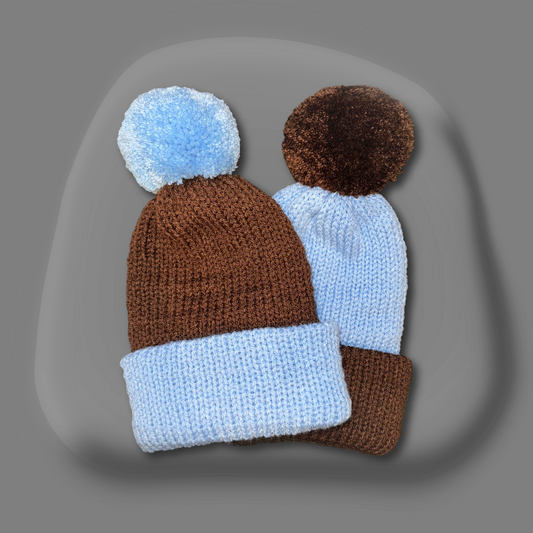 Cottage Corn (Puff Beanie Set)