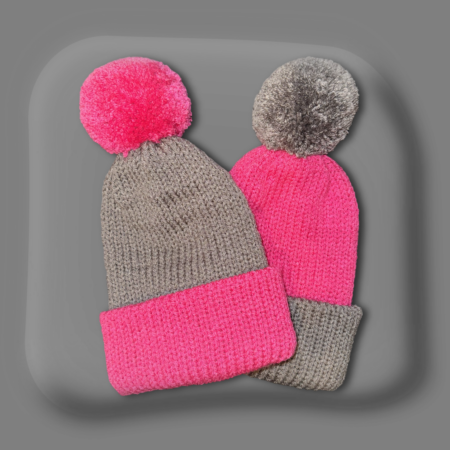 Circuit Blossom (Puff Beanie Set)