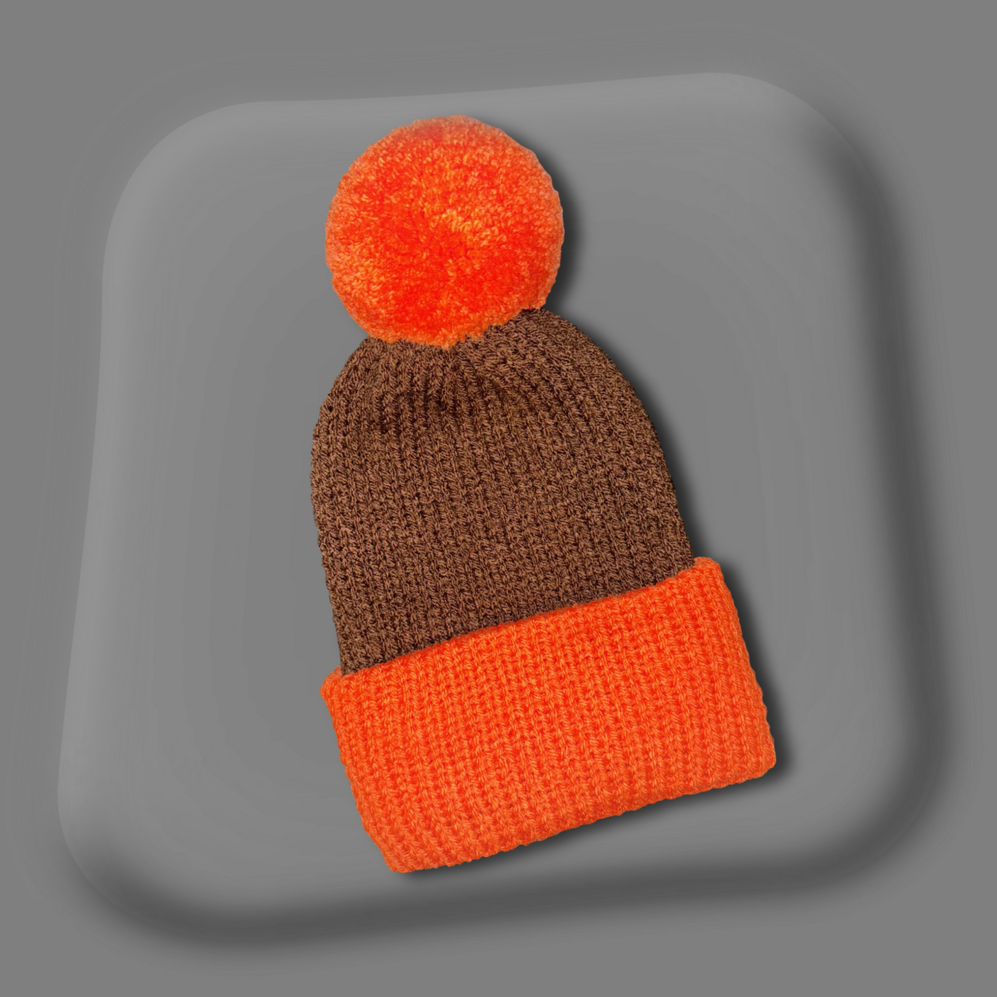 Cinnamon Glow (Puff Beanie Set)