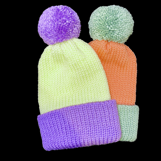 Nature Is A Prism (Puff Beanie Set)